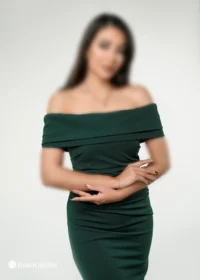 لباس ماکسی مجلسی با یقه قایقی برگردان