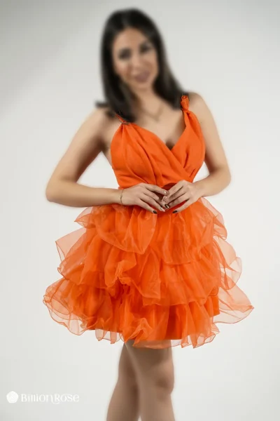 لباس عروسکی تور بافت