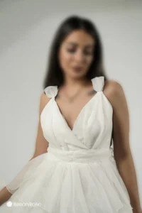 لباس عروسکی تور بافت