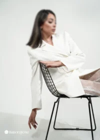 ست مجلسی کت بلند و شلوار تور