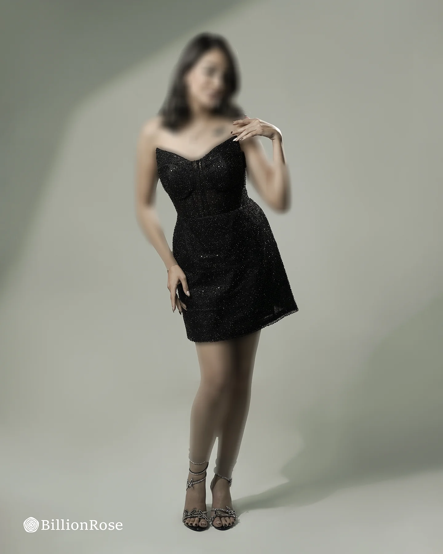 y96 لباس کوتاه مجلسی زنانه بدون آستین