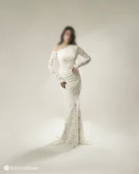 ماکسی مجلسی آستین تور