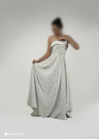 ماکسی مجلسی دکلته سنگ دوزی شده