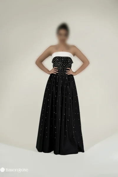 ماکسی مجلسی دکلته سنگ دوزی شده