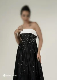 ماکسی مجلسی دکلته سنگ دوزی شده