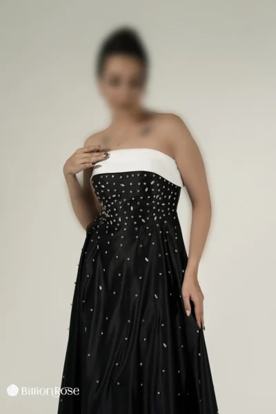 ماکسی مجلسی دکلته سنگ دوزی شده