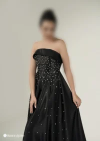 ماکسی مجلسی دکلته سنگ دوزی شده