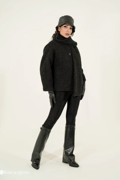 ست کت و شال پشمی