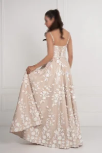 لباس ماکسی مجلسی با طرح گل