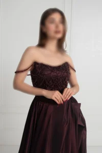 ماکسی مجلسی موارید دوزی شده