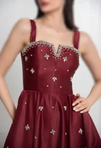 ملکسی مجلسی مروارید دوزی شده