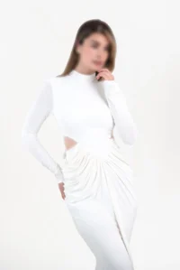 ماکسی مجلسی یقه بسته