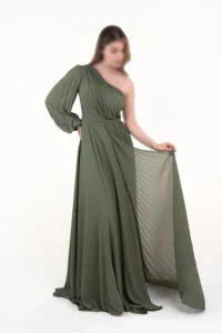 لباس بلند مجلسی تک آستین