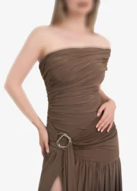 لباس ماکسی مجلسی یقه باز
