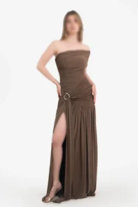 لباس ماکسی مجلسی یقه باز