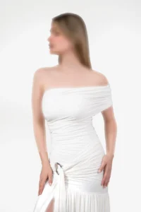 لباس ماکسی مجلسی یقه باز