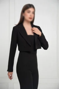 لباس سرهمی مجلسی و کت کوتاه