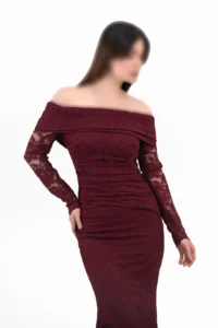 لباس ماکسی مجلسی گیپور