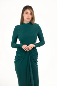 ماکسی مجلسی یقه بسته
