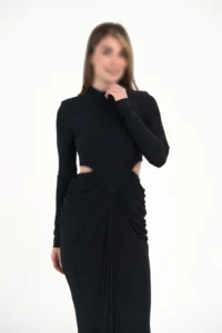 ماکسی مجلسی یقه بسته