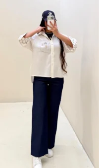 پیراهن کژوآل گلدوزی شده