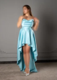 ماکسی مجلسی جلو کوتاه پشت بلند دکلته