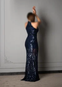 ماکسی بلند مجلسی بدون آستین
