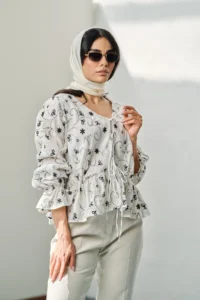 شومیز یقه هفت بندی - تصویر 2