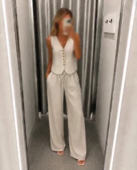 ست تاپ و شلوار زنانه